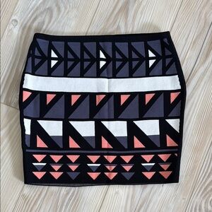 Rachel Roy Geometric Skirt